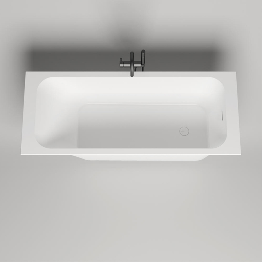 Ванна из искусственного камня Salini Orlando Kit S-Stone 180х80 белая матовая, с ножками и донным клапаном Ванна из искусственного камня Salini Orlando Kit S-Stone 180х80 белая матовая, с ножками и донным клапаном
