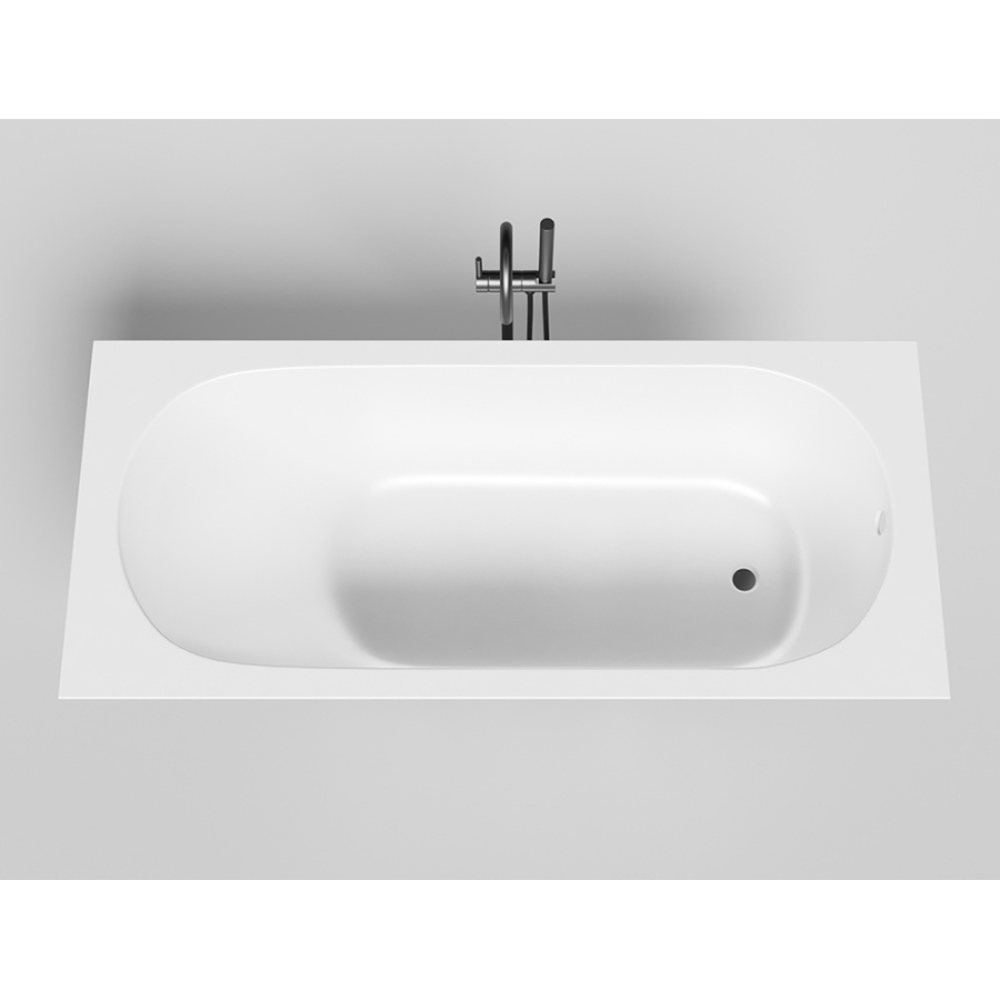 Ванна из искусственного камня Salini Ornella S-Sense 170x75 белая матовая с ножками Ванна из искусственного камня Salini Ornella S-Sense 170x75 белая матовая с ножками