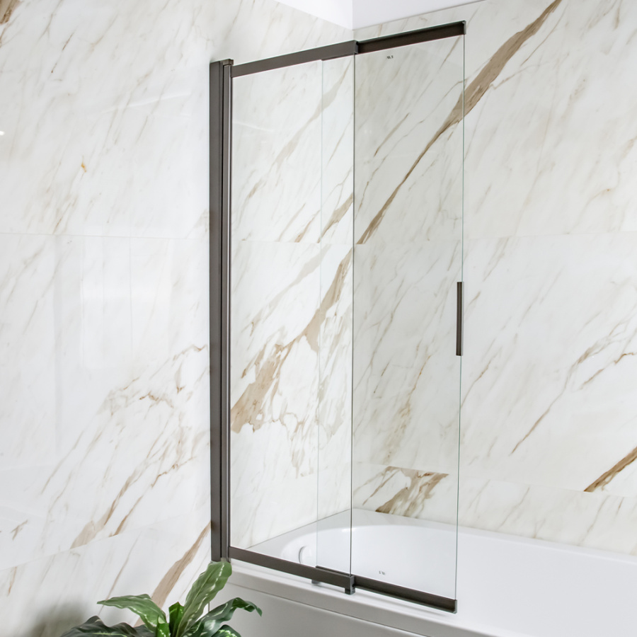 Шторка на ванну AVS Слайдер Плюс 80 см профиль оружейная сталь, стекло прозрачное Шторка на ванну AVS Слайдер Плюс 80 см профиль оружейная сталь, стекло прозрачное