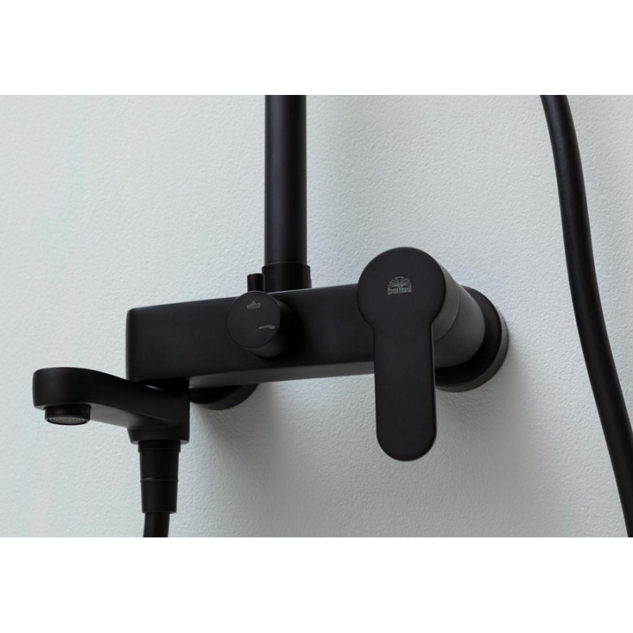 Душевая стойка Paffoni Blu ZCOL632NO черный матовый Душевая стойка Paffoni Blu ZCOL632NO черный матовый