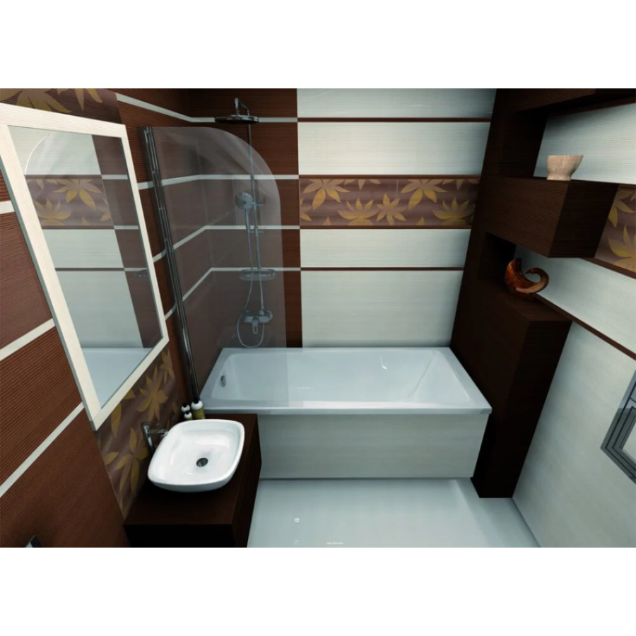 Акриловая ванна Excellent Ava 160х70 белая, без каркаса