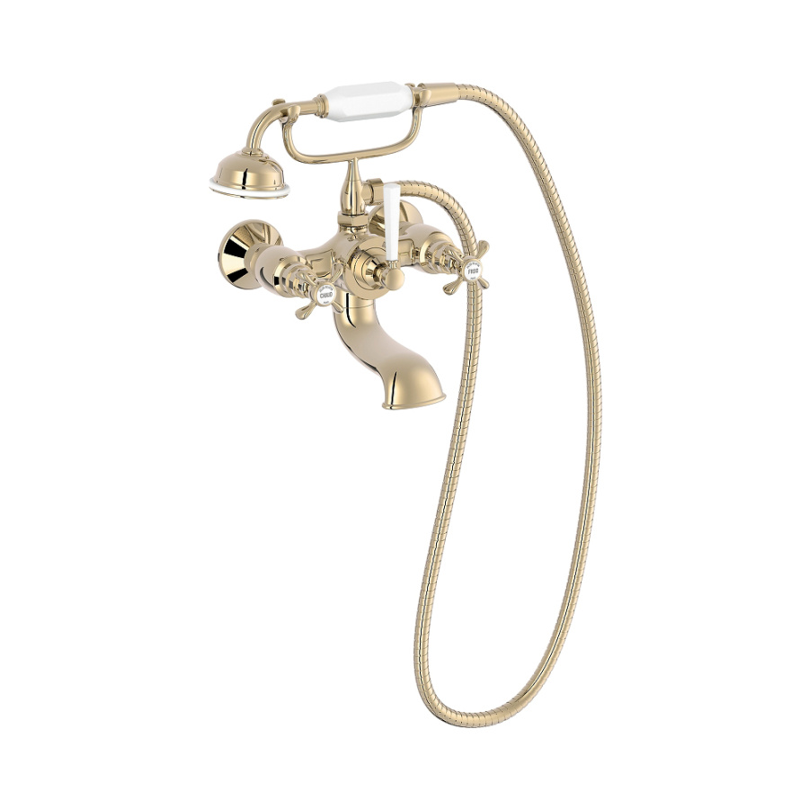 Смееситель для ванны Jacob Delafon Cleo 1889 E24313-BGG золото