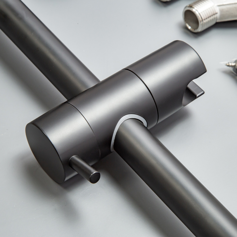 Душевая стойка AVS Slimmer 811-151-MB черный матовый Душевая стойка AVS Slimmer 811-151-MB черный матовый