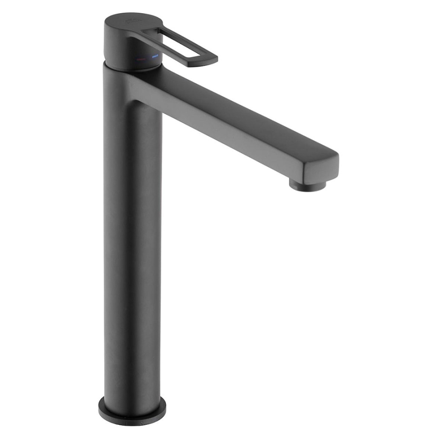 Смеситель для раковины Paffoni Ringo RIN081NO черный матовый