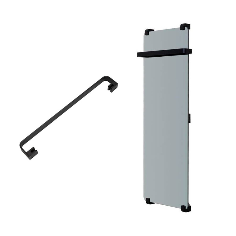 Рейлинг для полотенцесушителя черный Infinity Allen Brau 8.21007.BBA