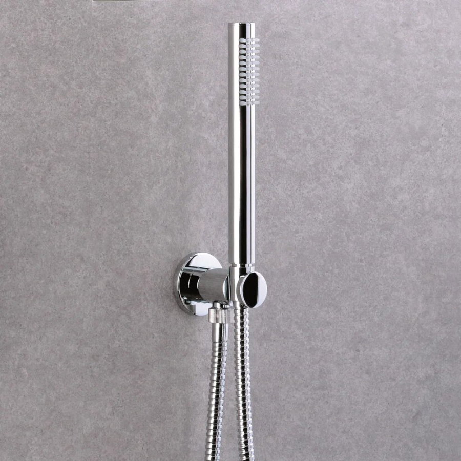 Ручной душ+Шланговое подключение с держателем+шланг 1500 ХРОМ TONDO PAFFONI ZDUP094CR