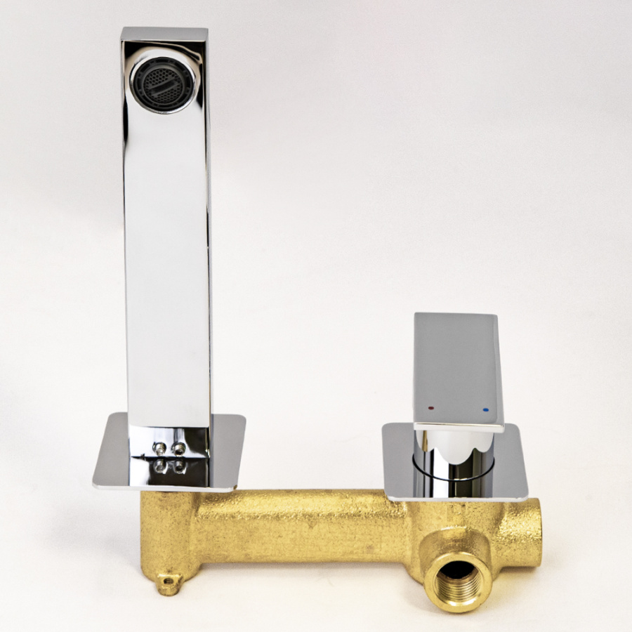 Смеситель для раковины AVS Cube с внутренней частью, хром Смеситель для раковины AVS Cube с внутренней частью, хром