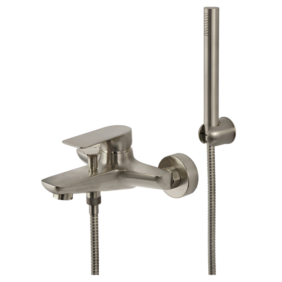 Смеситель для ванны с душем Remer Infinity I02NPO никель матовый