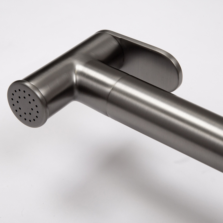 Гигиенический душ со смесителем AVS Slimmer оружейная сталь Гигиенический душ со смесителем AVS Slimmer оружейная сталь