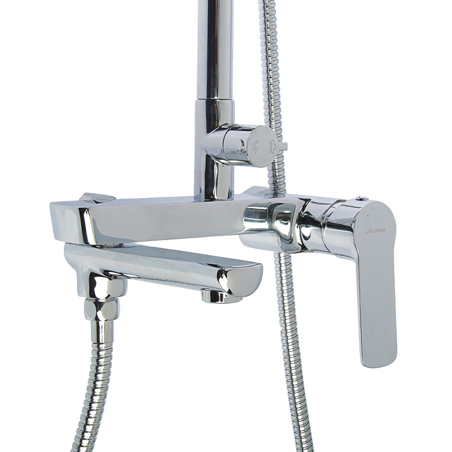 Душевая стойка Accoona A8304 хром