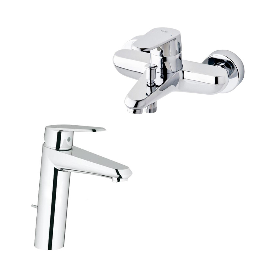 Комплект смесителей GROHE Eurodisc cosmopolitan 23448002+33390002 хром