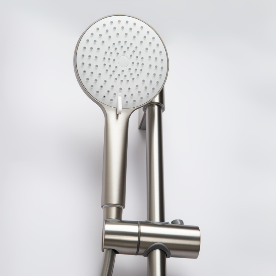 Душевой гарнитур AVS брашированный никель Душевой гарнитур AVS брашированный никель