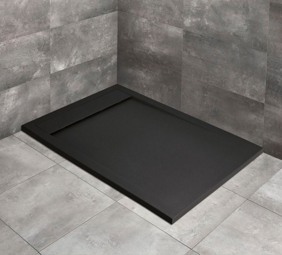 Поддон для душа Radaway Teos F 100х80 черный, без сифона