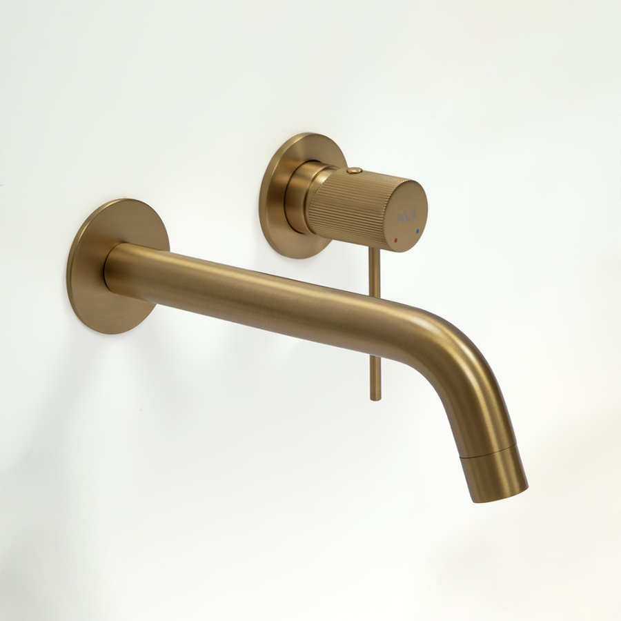 Смеситель для раковины AVS Pulse с внутренней частью, брашированное золото Смеситель для раковины AVS Pulse с внутренней частью, брашированное золото