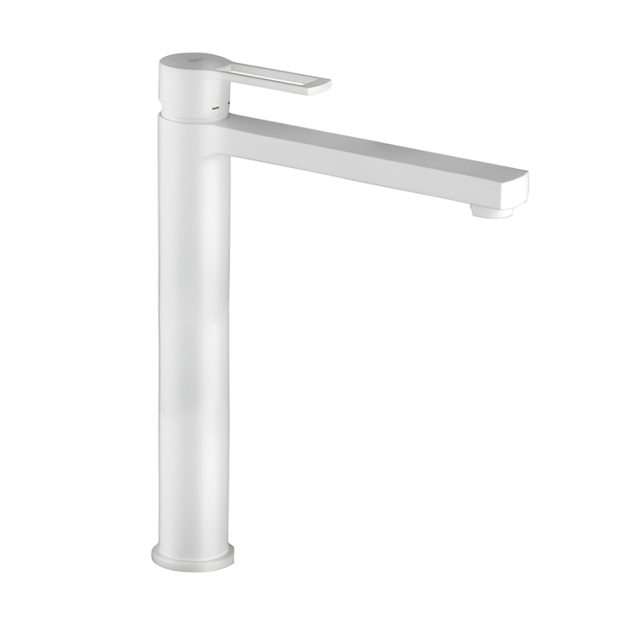 Смеситель для раковины Paffoni Ringo RIN081BO белый матовый