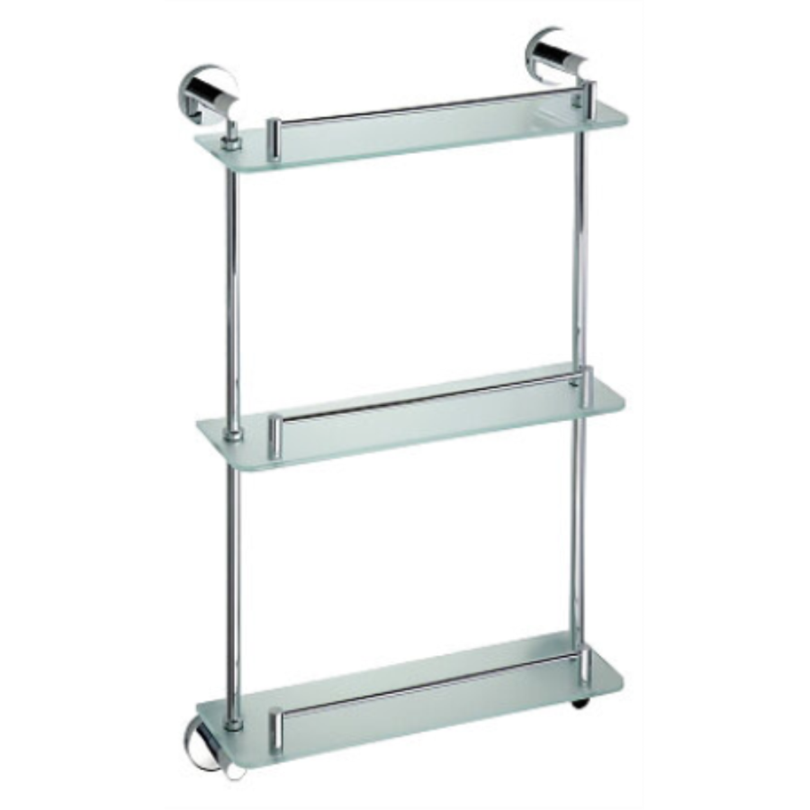 Полочка стеклянная тройная Omega Bemeta 104202132