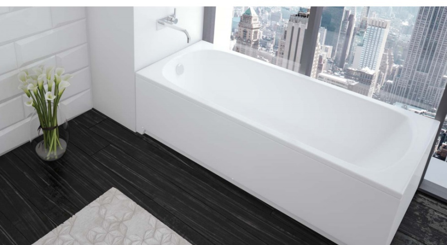 Акриловая ванна Aquatek Ника 150x75 белая, без каркаса