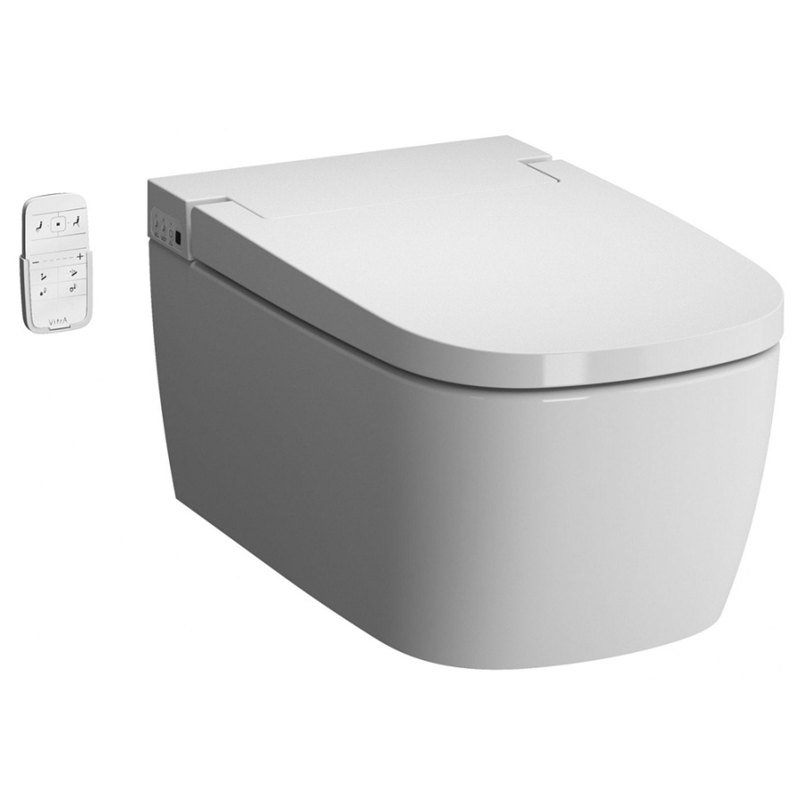 Унитаз подвесной VitrA V-care Comfort 5674B003-6104(6194) интеллектуальный Унитаз подвесной VitrA V-care Comfort 5674B003-6104(6194) интеллектуальный