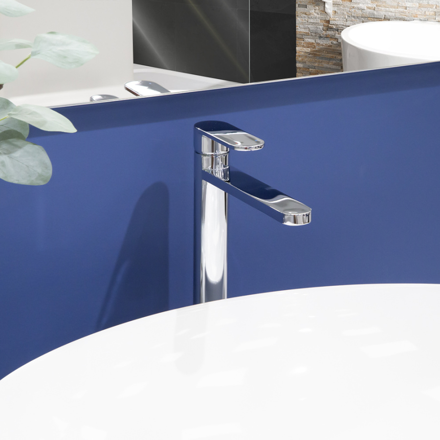 Смеситель для раковины AVS Beauty высокий, хром