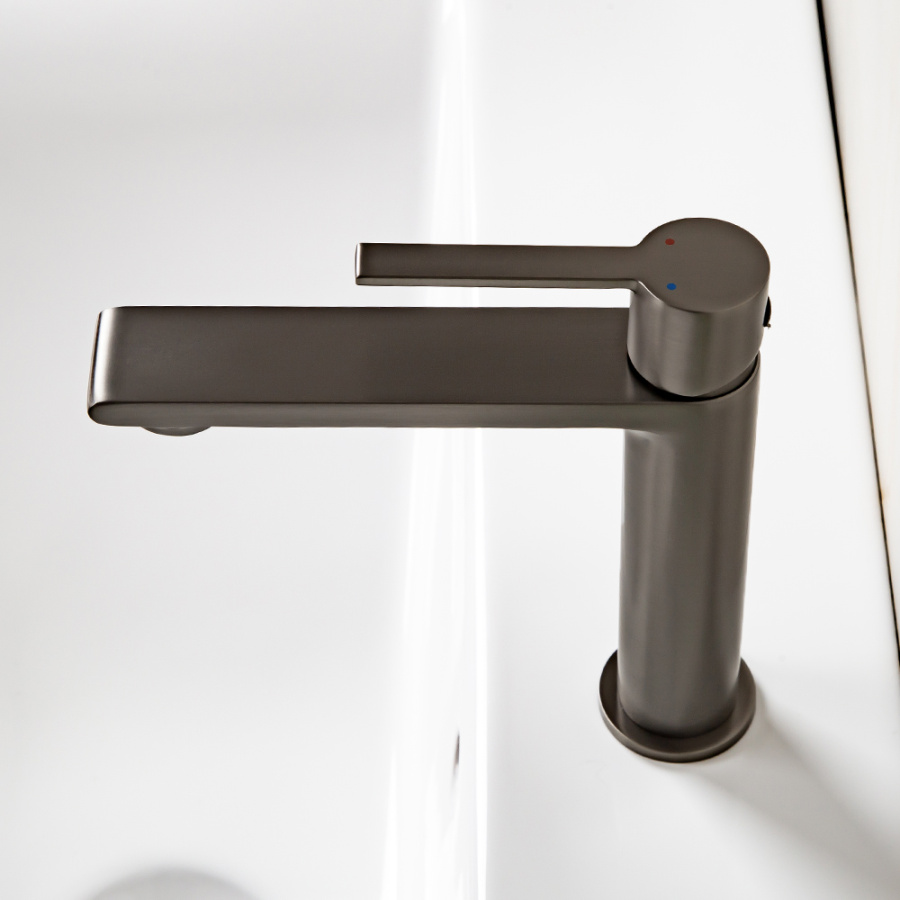 Смеситель для раковины AVS Elegant оружейная сталь Смеситель для раковины AVS Elegant оружейная сталь