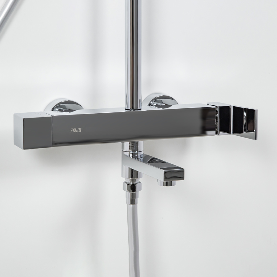 Душевая стойка AVS Cube хром Душевая стойка AVS Cube хром