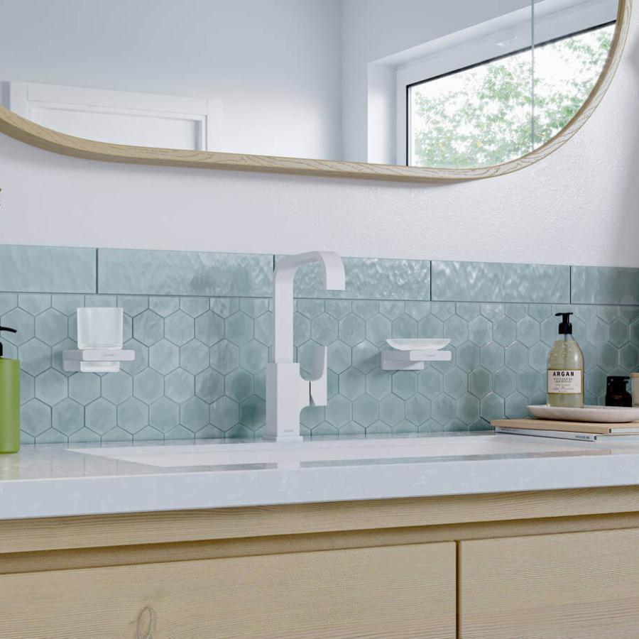 Мыльница Hansgrohe белый матовый 41746700