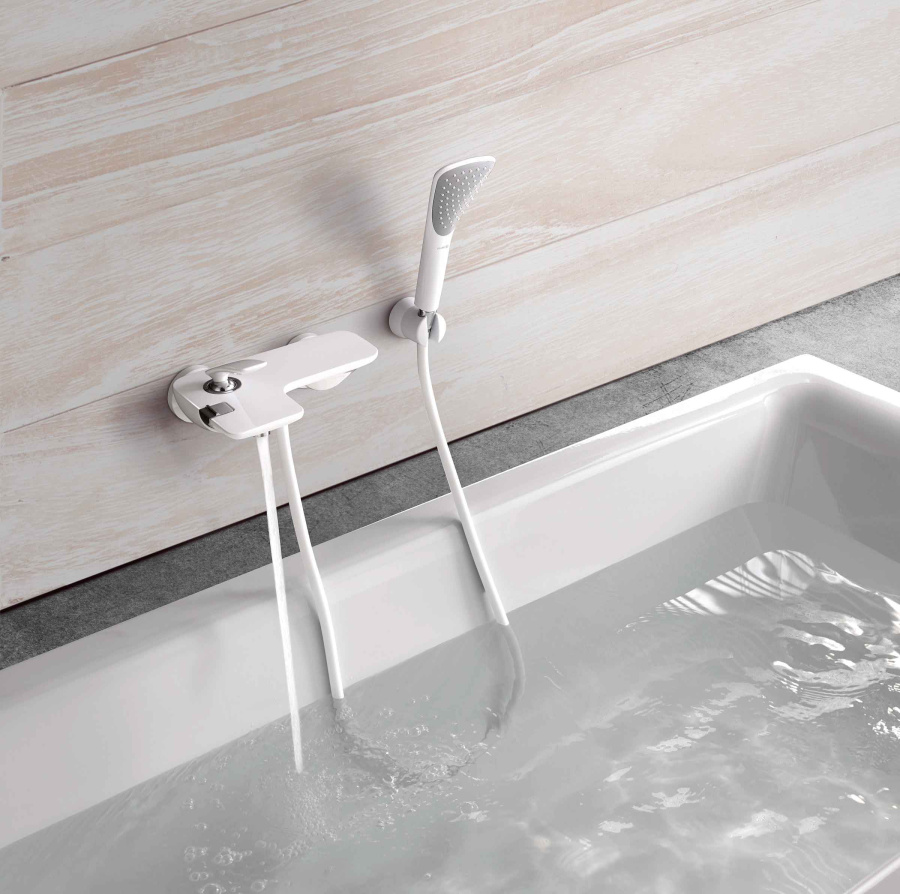 KLUDI FIZZ Душевой гарнитур для ванны 1S, белый хром 6765091-00 KLUDI FIZZ Душевой гарнитур для ванны 1S, белый хром 6765091-00