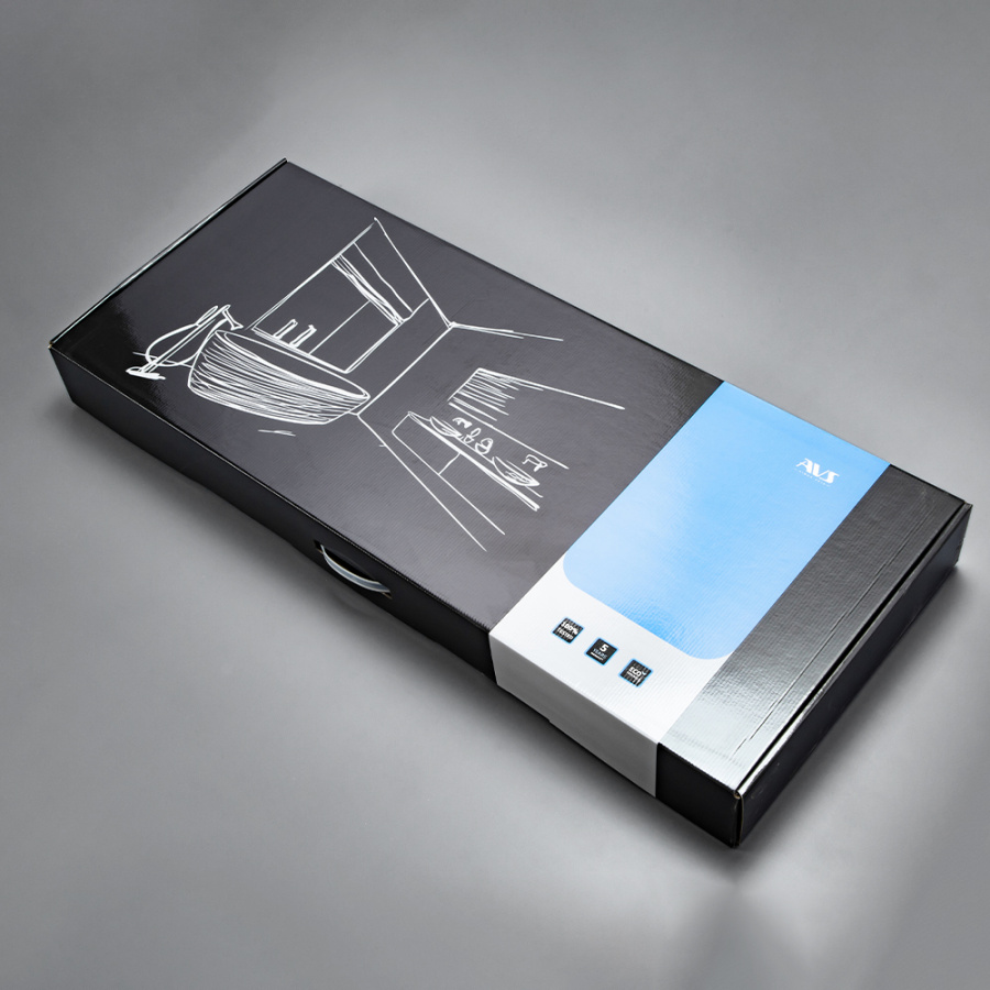 Душевая стойка AVS Slimmer 811-151-MB черный матовый Душевая стойка AVS Slimmer 811-151-MB черный матовый