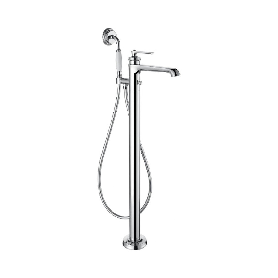 Смеситель для ванны с душем Cezares Liberty LIBERTY-F-VDP-01 напольный, хром