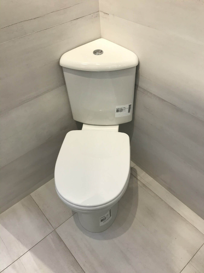 Унитаз-компакт Norm Wenkel 9854B099-7200 угловой с микролифтом