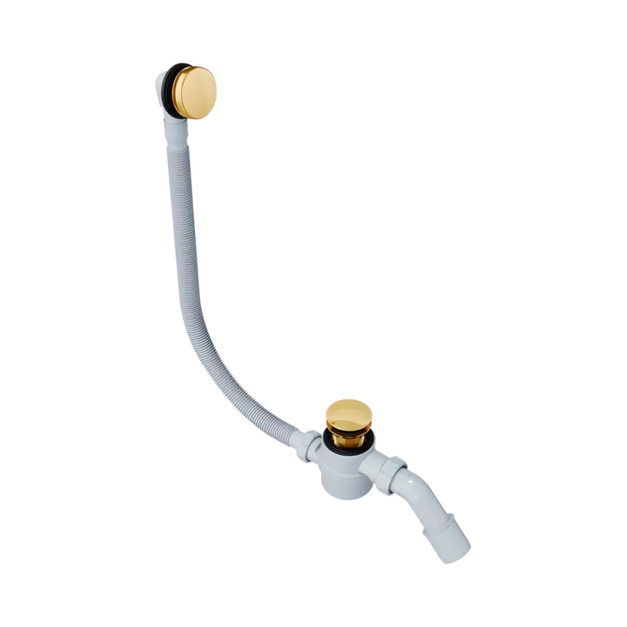 Слив-перелив Excellent Moli ARIN.3210GB с функцией очистки, брашированное золото