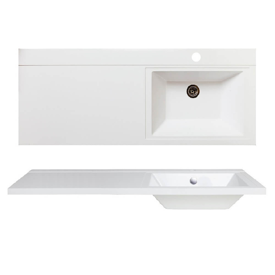 Тумба с раковиной Runo Лира УТ000003443+00-00001025 120 правая