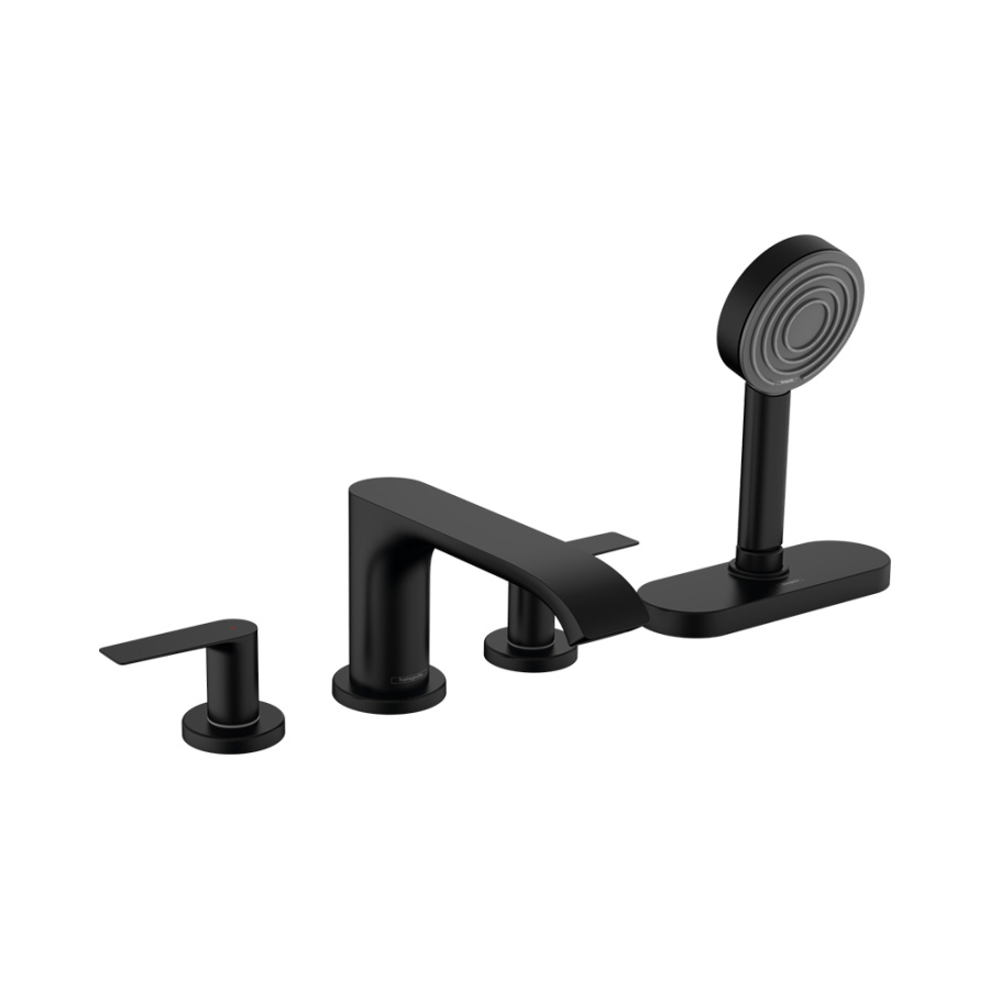 Смеситель на борт ванны Hansgrohe Vivenis 75444670 черный матовый