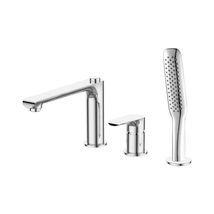 Смеситель на борт ванны BelBagno Ancona ANCONA-BVD3-CRM хром