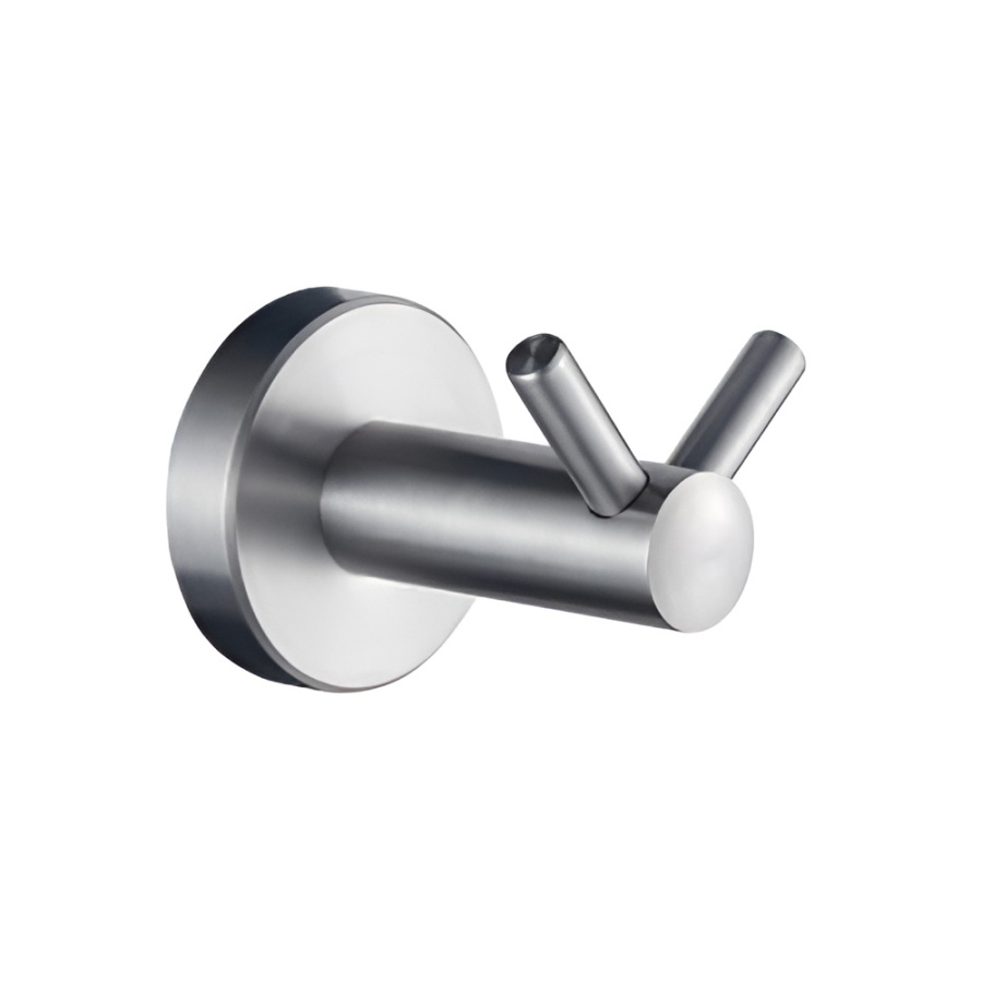 Набор Accoona 121 нержавеющая сталь Бумагодержатель закрытый+Ершик+Крючок двойной Набор Accoona 121 нержавеющая сталь Бумагодержатель закрытый+Ершик+Крючок двойной