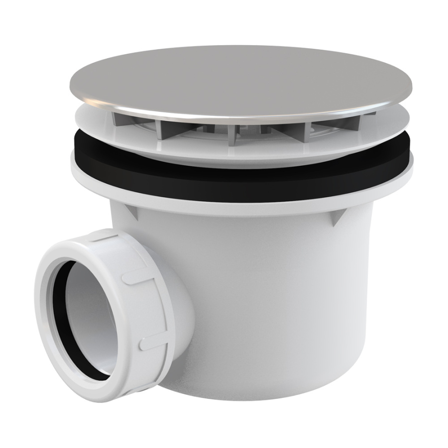 Сифон для поддона Alcaplast A49CR d90 хром Сифон для поддона Alcaplast A49CR d90 хром