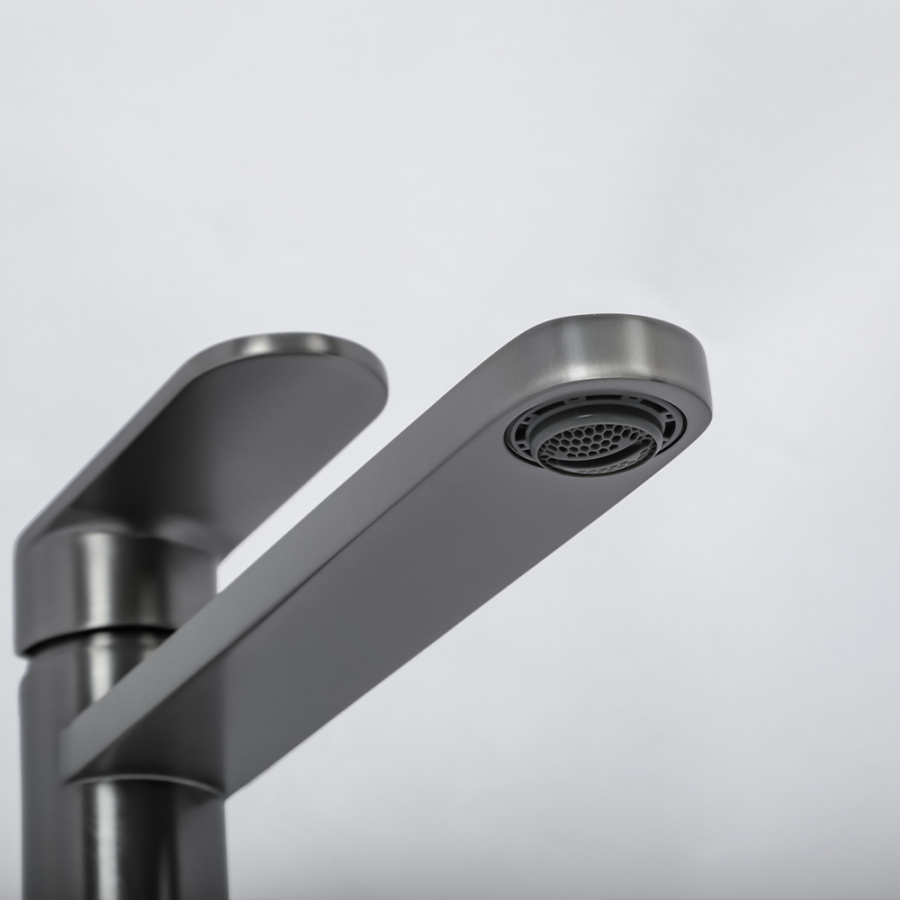 Смеситель для раковины AVS Beauty высокий, оружейная сталь Смеситель для раковины AVS Beauty высокий, оружейная сталь