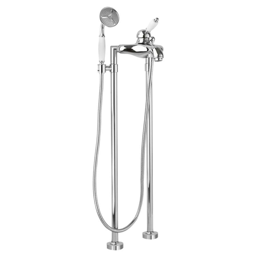 Смеситель для ванны с душем Cezares Elite ELITE-VDPM-01-bi напольный, хром