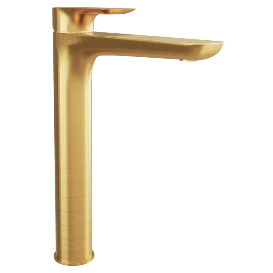 Смеситель для раковины Remer Infinity I11LBG золото брашированное