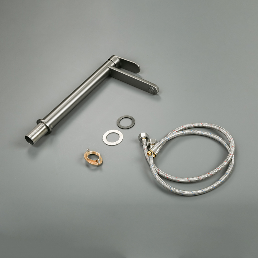 Смеситель для раковины AVS Beauty высокий, оружейная сталь Смеситель для раковины AVS Beauty высокий, оружейная сталь