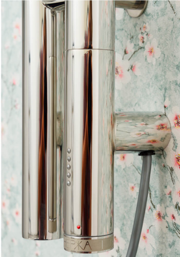 Полотенцесушитель электрический Сунержа Нюанс 3.0 8,5x120 R хром Полотенцесушитель электрический Сунержа Нюанс 3.0 8,5x120 R хром