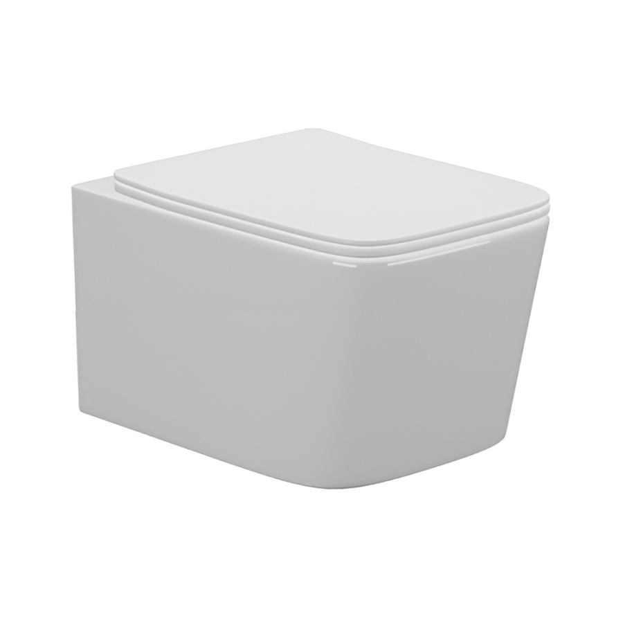 Унитаз подвесной AVS Вектор безободковый, белый Унитаз подвесной AVS Вектор безободковый, белый