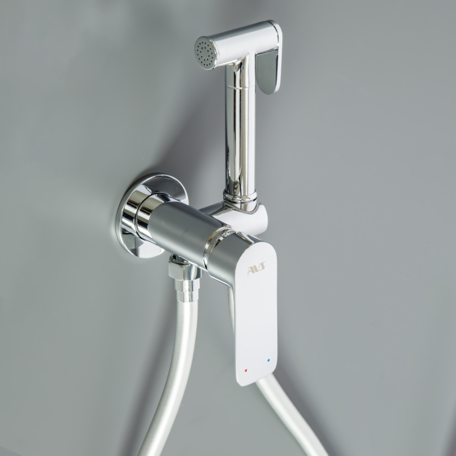 Гигиенический душ со смесителем AVS Basic хром Гигиенический душ со смесителем AVS Basic хром