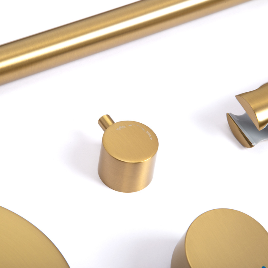 Душевой комплект AVS Slimmer 3в1 брашированное золото Душевой комплект AVS Slimmer 3в1 брашированное золото