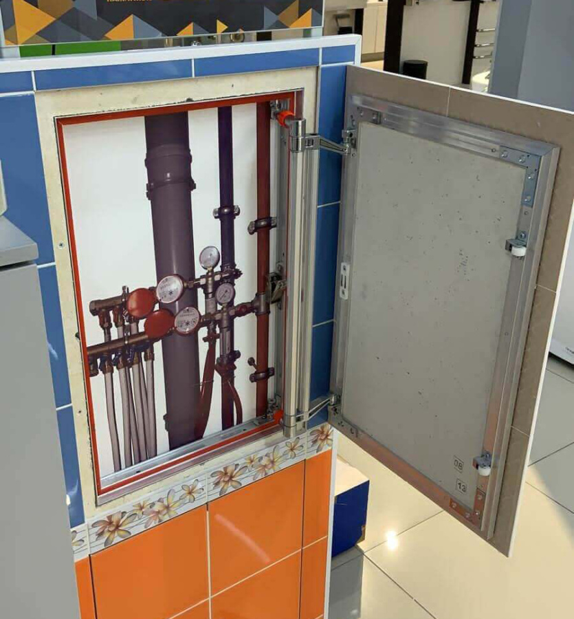 Люк под плитку 600х500 Алюклик-М Revizor АКМ6050