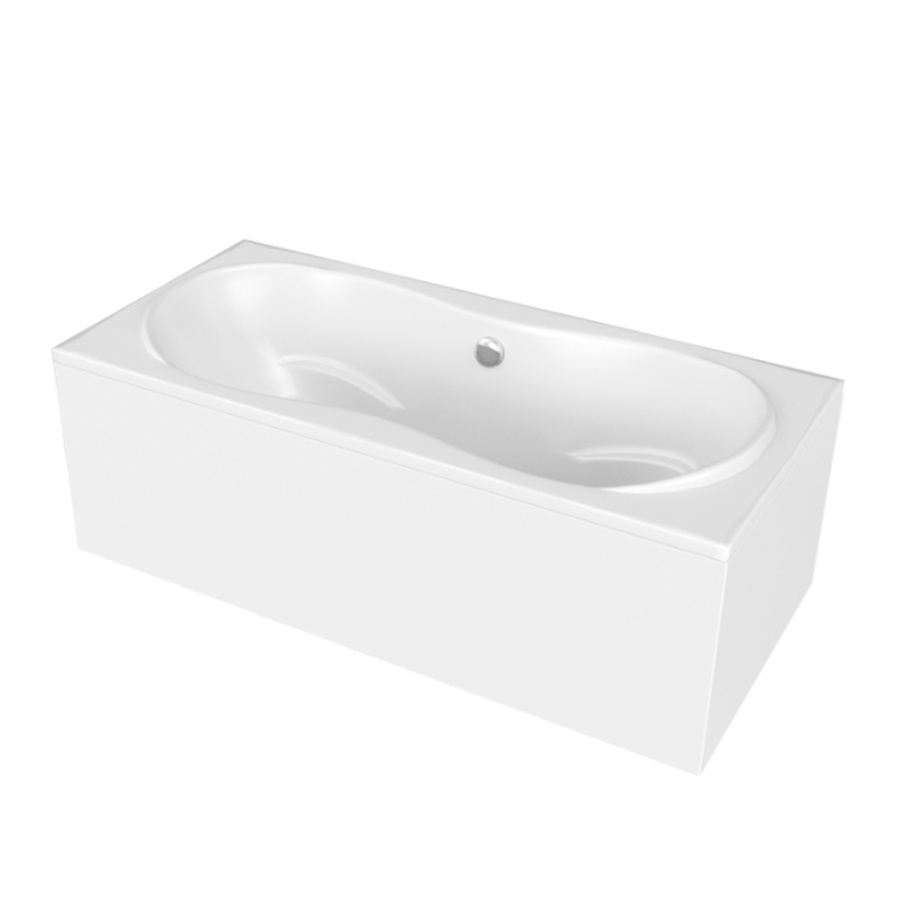 Акриловая ванна Marka One Dinamika 180х80 белая без каркаса