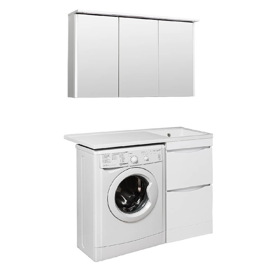 Тумба с раковиной Runo Орион 00-00000145+00-00001120 105 правая