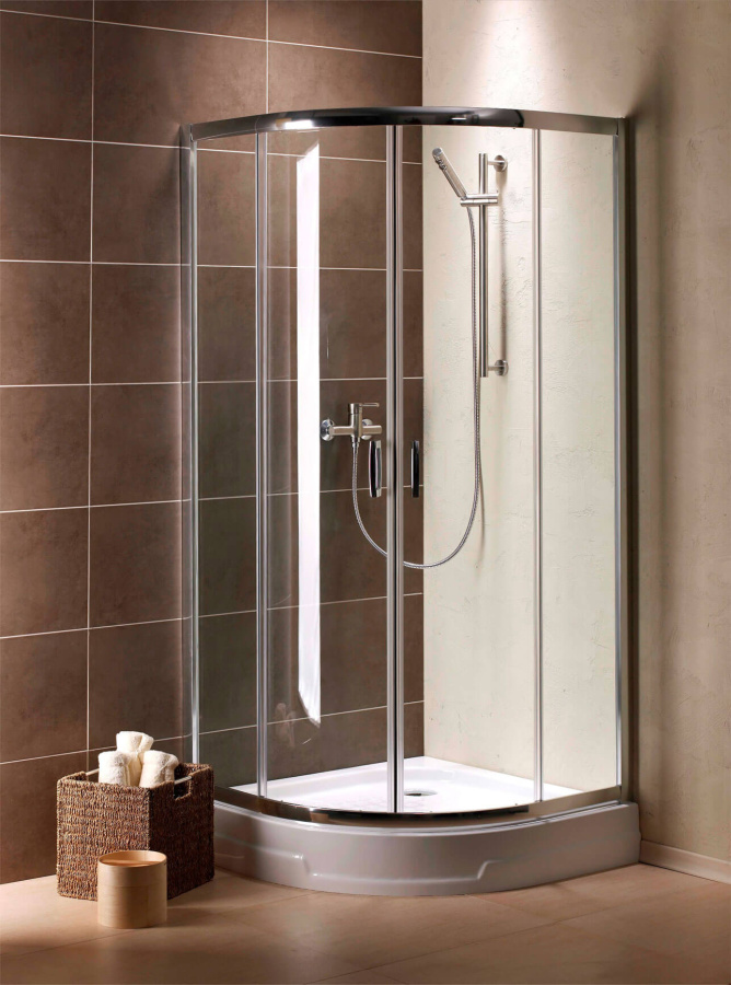 Душевой уголок Radaway Premium Plus 30491-01-01N 100х80 профиль хром, прозрачное стекло Душевой уголок Radaway Premium Plus 30491-01-01N 100х80 профиль хром, прозрачное стекло