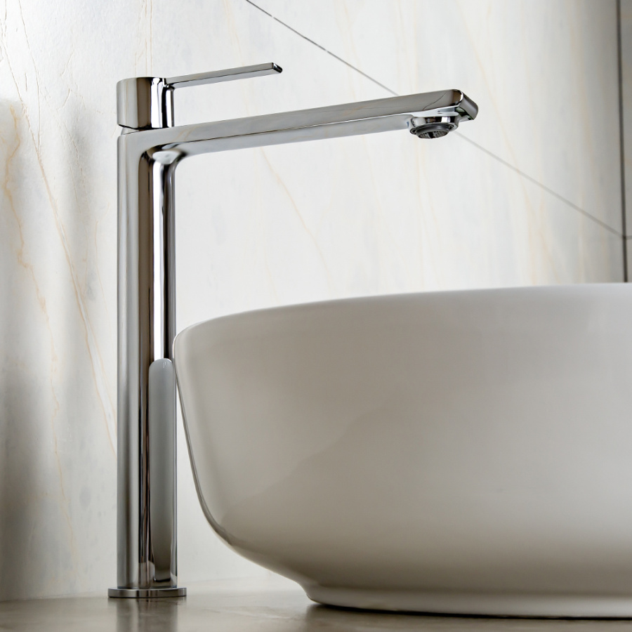 Смеситель для раковины AVS Elegant высокий, хром