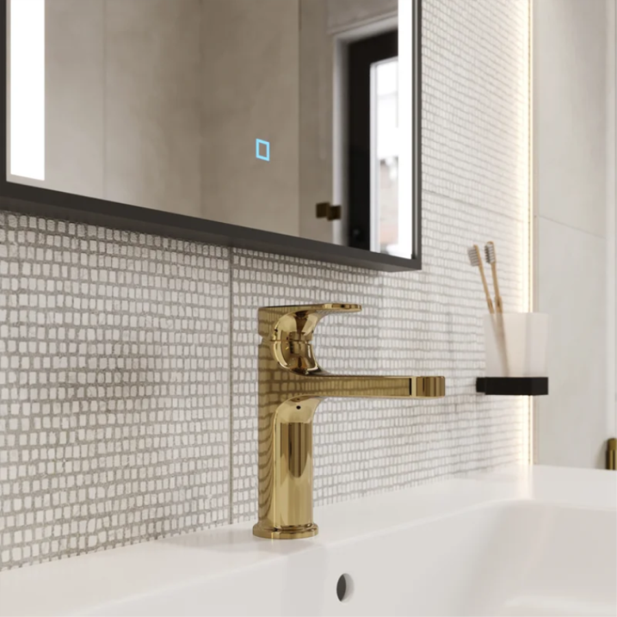 Смеситель для раковины Boheme Spectre 451-G, золото